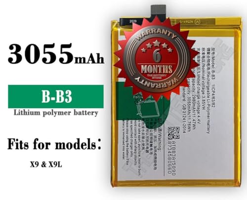 Image of Original B-B3 Battery for Vivo V5 Plus /1611 / X9 / X9i / X9 Plus Battery with 6 Month Warranty**** (SUPER31)