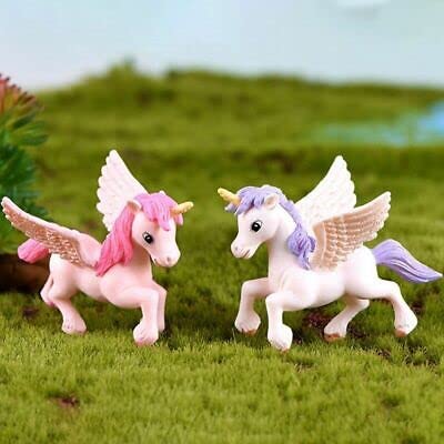 Antiq Creation Pack of 2 Cute Unicorn Miniatures Garden Decoration Gifts for Kids & Girlfriend (B0BMVSKKKY) Amazon Price History, Amazon Price Tracker
