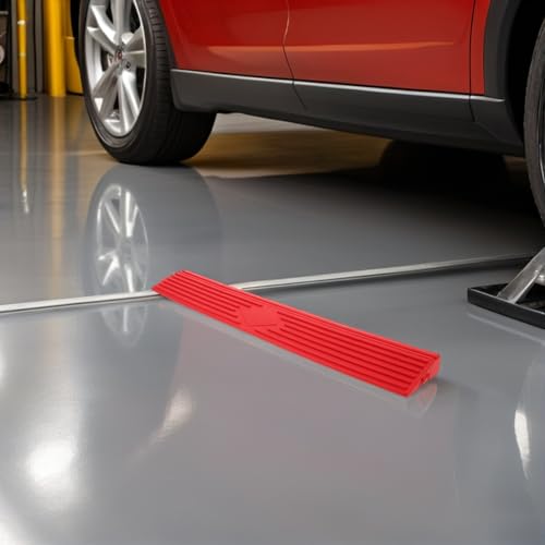Rampa para bordes de suelo de garaje modular roja de plástico pack de 10 7