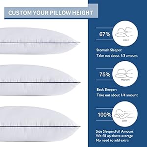 Pillows-Standard-Size-Set-of-2Adjustable-Microfiber-Standard-Pillows-with-Hollow-FiberHotel-Quailty-Bed-Pillows-for-Sleeping-2-Pack-for-Side-Sleeper - Cucciolini Doodles   Pillows-Standard-Size-Set-of-2Adjustable-Microfiber-Standard-Pillows-with-Hollow-FiberHotel-Quailty-Bed-Pillows-for-Sleeping-2-Pack-for-Side-Sleeper