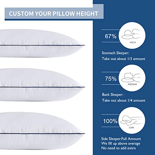 Pillows-Standard-Size-Set-of-2Adjustable-Microfiber-Standard-Pillows-with-Hollow-FiberHotel-Quailty-Bed-Pillows-for-Sleeping-2-Pack-for-Side-Sleeper - Cucciolini Doodles   Pillows-Standard-Size-Set-of-2Adjustable-Microfiber-Standard-Pillows-with-Hollow-FiberHotel-Quailty-Bed-Pillows-for-Sleeping-2-Pack-for-Side-Sleeper