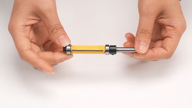 Fresa Per Giunzioni A Pettine Con Gambo 1/2 Pollice: Set Fresa Per Legno Massello, MDF, Truciolato, Con Cuscinetto - 2