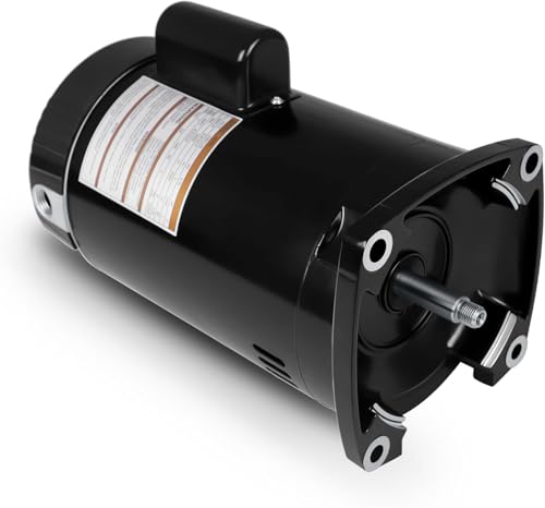 1 HP Swimming Pool Pump Motor Compatible with A.O. Smith Century B2853 B853, for Pentair Superflo Sta-Rite Whisperflo Challenger Pinnacle Anthony Pumps, 1HP Single Speed Square Pool Motor, 230/115V