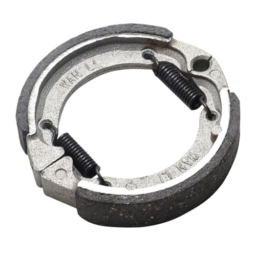 75mm X 76mm X 15mm Motorcycle Rear Brake Shoe Drum Pad With Metal Spring Brake System Compatible With Motorbike And Electric Scooter