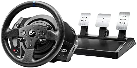 Thrustmaster T300 RS GT Edition – Force Feedback Yarış Direksiyonu ve 3 Pedallı Pedal Seti – PS5, PS4 ve PC ile Tam Uyumlu – Profesyonel Sim-Racing Seti - Görsel 1