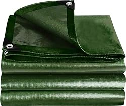 Lona impermeable 2 x 3 m, lona con ojales, antides...: Lona protectora de alta calidad: la lona impermeable de polietileno, fiable y protege contra los rayos UV nocivos, y al mismo tiempo puede mantener mejor la circulación del aire, asegura que todos los bordes estén cosidos con doble material y la lona...