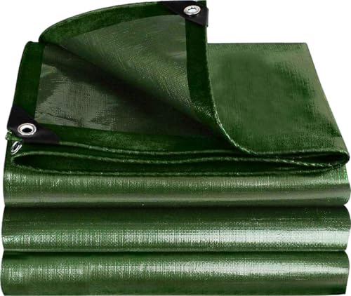 Lona Impermeable Exterior,plastico cubretodo,Lona Remolque,tarp,Toldo Reforzado PE 160 g/m² Protección contra UV,con Ojales de Acero Inoxidable,Cubretodo Múltiples Usos