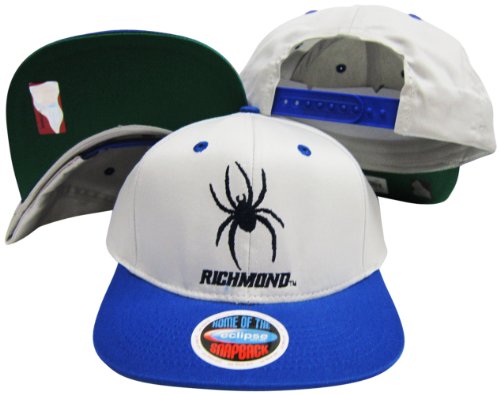 Richmond Spiders Grey/Blue Two Tone Plastic Snapback Adjustable Plastic Snap Back Hat/Cap