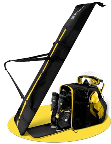 🗻 TUTTO PER LE VACANZE SCIISTICHE - Con il kit STYNGARD, tutta la tua attrezzatura da sci è riposta in modo ordinato e sicuro. Niente più caos in auto o durante il disimballaggio