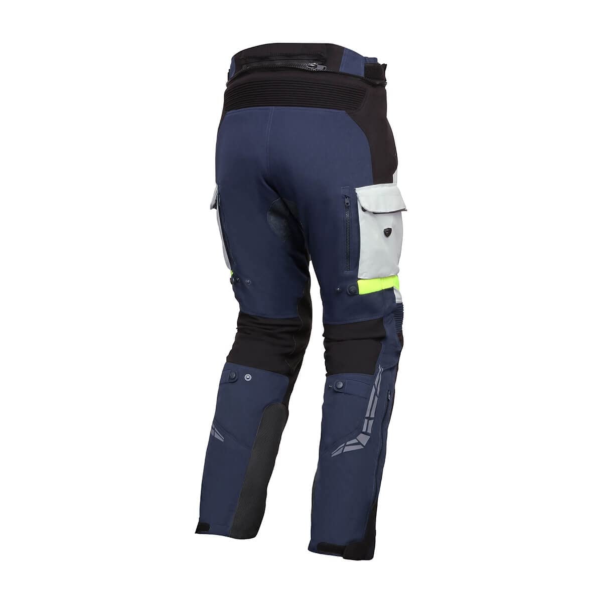 Modeka Panamericana 2 Pantaloni tessili moto, blu/grigio, 2XL