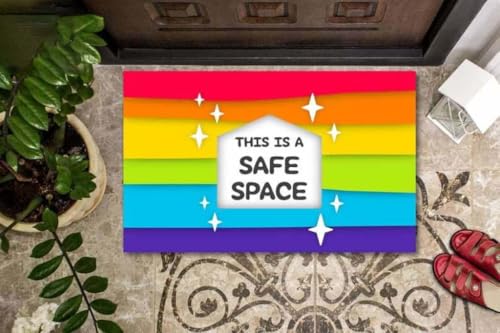 ���փ}�b�g LGBTQ - �Q�C�v���C�h�J���[�Y�z�[���悤���� 50×80cm doormat LGBTQ - Gay Pride Colors Home Welcome