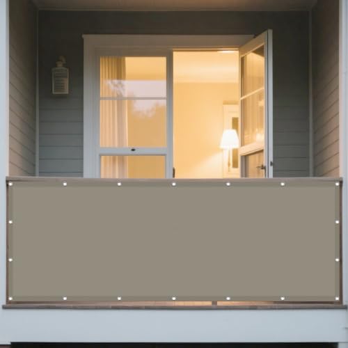 Voile d'ombrage carré 235x240 cm imperméable taupe pour terrasse