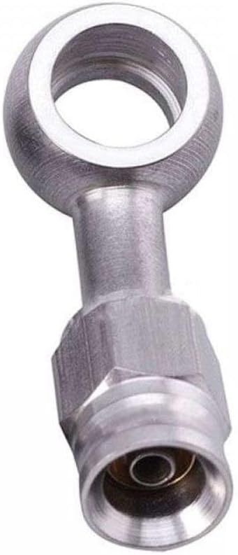 Stainless Steel Brake Hose Fitting Adapter AN3 10mm For Motorcycle Car Auto Vehicles Compatible With Various Models(U)