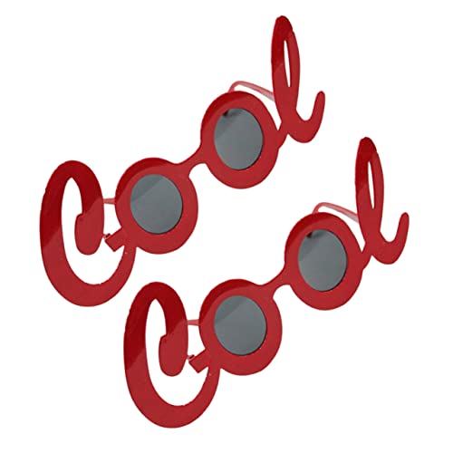 HOLIDYOYO Cool Shaped Glasses 2 Pcs Party Decorative Glasses Props for Year Masquerade Carnival