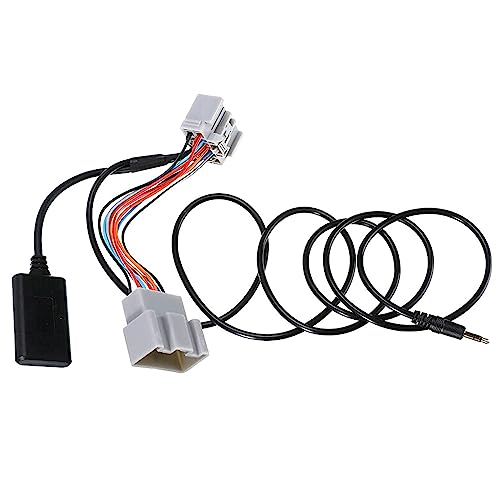 Jesscasday Receiver Car Noise Cancelling Bluetoothcompatible AUX Adapter AudioReceiver for C30C70 S40S60 S70S80 V40V50 V70XC70 XC90 Receiver Bluetoothcompatible Adapter Aux in Adapter Aux Cable Kit