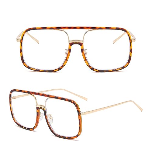 Fashionable Double Bridge Anti UV Sun Glasses Women Metal Unisex Sunglasses