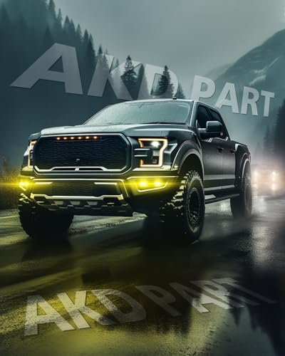 Image of SAE Yellow LED Fog Lights 3 inch 40W CREE LED Street Legal Fog Lights | SAE DOT Approved Compliant, High Intensity CREE LEDs, Cut-off Beam Fog Lights for Truck Motorcycle Pickup SUV Car Surron