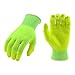 West Chester HVY715YNF/L Hi-Vis Yellow 15 Gauge Nylon Shell with Hi-Vis Yellow Micro Foam Nitrile Coated Palm. EN 4141 Dozen