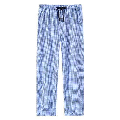 Image of MoFiz Men's Pajama Pants Ultra Lightweight Pjs Bottoms Sleepwear Bottom Pants with Pocket Drawstring 3-Pack