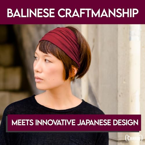 CHARM Japanese Bandana Headbands for Men and Women – Head Bands Runners Fitness Sports