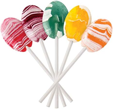 Dr. John’s Sugar Free Candy, Healthy Lollipops with Zero Sugar, Low Calorie Snacks, Keto Friendly Hard Candy Sweets, Creamsicle Swirl Oval Lollipop, 150 Count, 2.5 LB