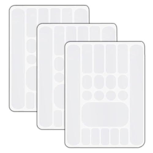 Azlanway Pellicola Protettiva Autoadesiva per Telaio Bici, 3 Pezzi, Trasparente