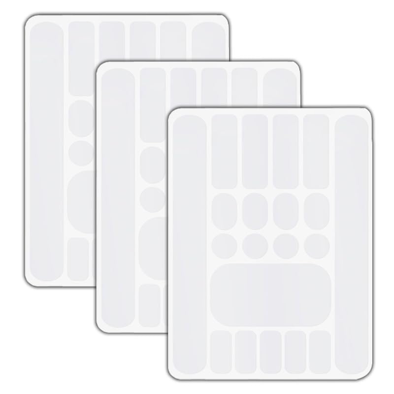 Azlanway Pellicola protettiva autoadesiva per telaio della bicicletta, 3 pezzi, trasparente, resistente ai graffi e ai danni della vernice, per MTB, bici da corsa, e-bike e City bike, resistente alle