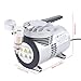 DELOPVIO Oilless Diaphragm Vacuum Pump, Oil Free Vacuum Suction Pump 20-23L/min Industrial, Lab Oil Free Mute, Quiet High Vacuum Piston Compressor, for Food Packaging Handicrafts