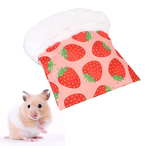 Cama de Hamster, Ninho de Animal de Estimação Cama de Porquinho da índia Mini Saco de Dormir Macio e