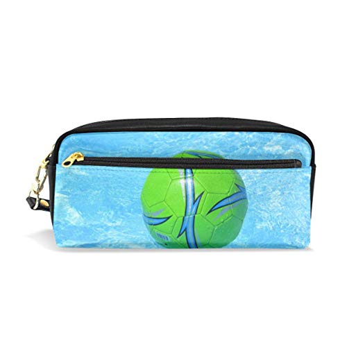 Preisvergleich Produktbild Federmäppchen mit Katzenmotiv, weiches Leder, Federmäppchen mit Reißverschluss, Kosmetiktasche, Organizer für Zuhause, Büro, Schule, Schreibwaren