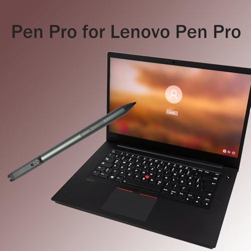 Image of Pen Pro for Lenovo Pen Pro Compatible with ThinkPad X1 Extreme, Pen Pro for Lenovo ThinkPad P52, ThinkPad X1 Tablet Gen 3 (20KJ,20KK),AES 2.0 Protocol, Black