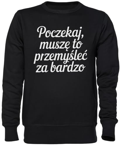 Sweat noir unisexe en jersey pour éviter le choix difficile du matin