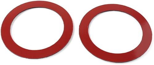 Miniatura 2 de GZYF Anillo de altavoz estéreo de fibra de carbono real para puerta trasera, decoración de sonido para Jeep para Grand Cherokee 2011-2021, para