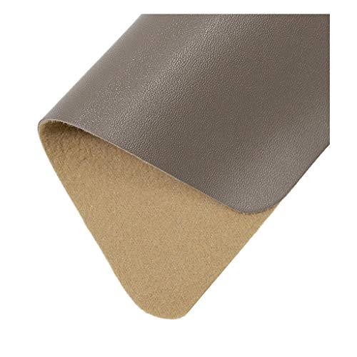 Imitation cuir tissu imperméable gris fumé pour réparer un canapé usé sans changer de meuble