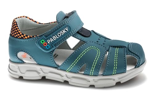 Sandale Pablosky Fille James 521540 chaussure été cuir souple taille enfant