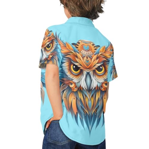 PinUp Angel Kids Tropical Shirts Button Down Holiday Casual Hawaiian Short Sleeve Casual Beach Shirts3