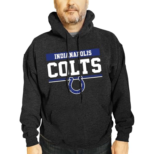 Team Fan Apparel Indianapolis Colts Charcoal Gameday Hoodie - Men and Women