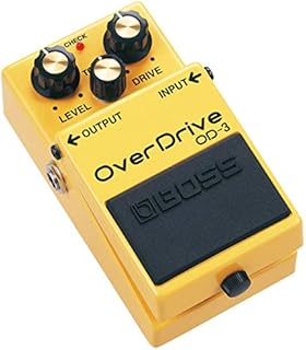 BOSS SD-1 SUPER OverDrive Effects Pedal for Guitar and Bass  Mild to Moderate Tube-like Overdrive Characteristics Ideal for Clean and Driven amps. BOSS 5-Year Warranty.,Yellow