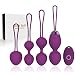 Produktbild 2 in 1 Kegel-Übungsgewichte & Massageball Ben Wa Balls Kegel-Bälle - Arzt Für Anfänger empfohlen Blasenkontrolle & Beckenbodenübungen zum Anziehen (lila)