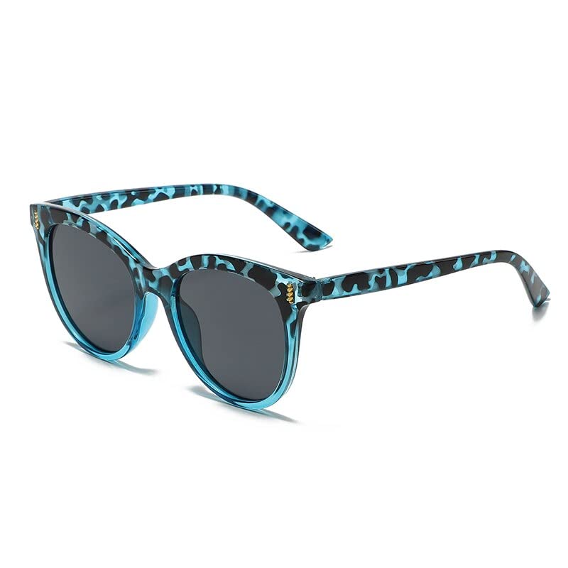 Farbverlauf Rahmen Cat Eye Sonnenbrille Frauen Männer Niet Brille