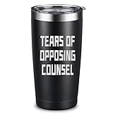 ARIABLE Tears of Opposing Counsel Tumbler - Lawyer Gifts for Lawyer, Funny Appreciation Gifts for La