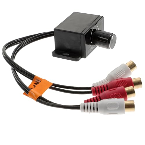 POPETPOP Speaker Volume Control Knob Bass Amplifier Car Audio Remote Level Control