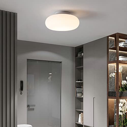 Plafonnier de salon LED blanc 35cm à intensité variable pour plafond de cuisine