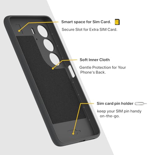 Image of Outlouders Bumper Case for Realme C75 | Full Camera Protection | TPU Soft Flexible Shockproof Back Cover (Grey)
