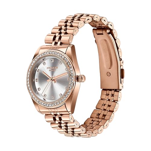 Image of Sonata Golden Hour Quartz Silver Round Dial Women's Stainless Steel Material Watch - SP80118WM01