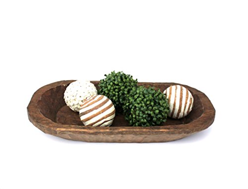Pan bowl de madera grueso de Sur con Grace para mesa 3