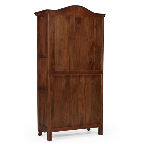 Image of The Attic Catania Kitchen Cabinet, Multipurpose Cabinet for Bedroom Living Room Study bar, Solid Wood Bookshelf /Kitchen Cabinet, Solid Mango Wood, Honey Matte Finish Cane