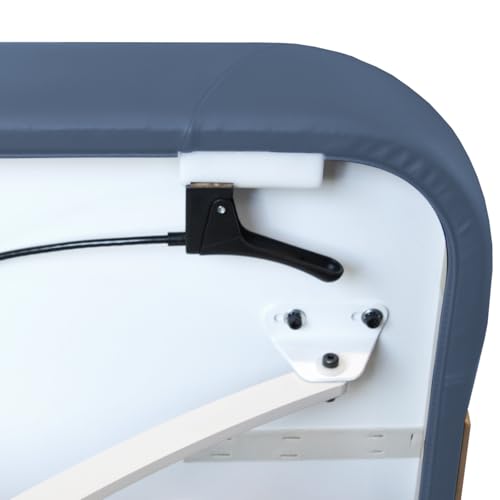 Image of EarthLite Ellora Electric Lift Salon Massage Table, Electric Tilt, Made in USA, 30 inch x 73 inch, Mystic Blue