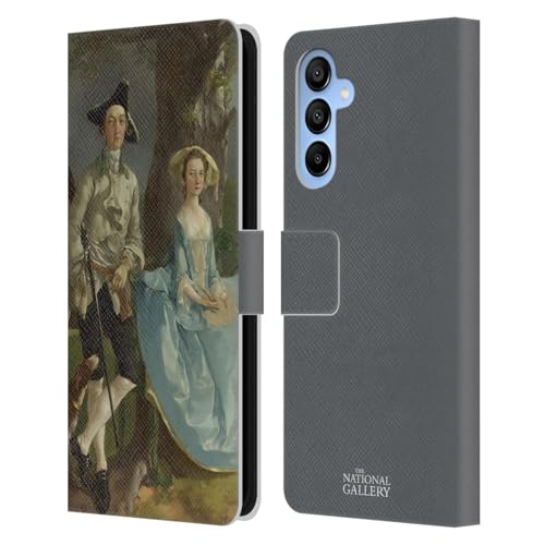 Image of Head Case Designs Officially Licensed The National Gallery Gainsborough Mr and Mrs Andrews People Leather Wallet Case Compatible With Samsung Galaxy A16 5G