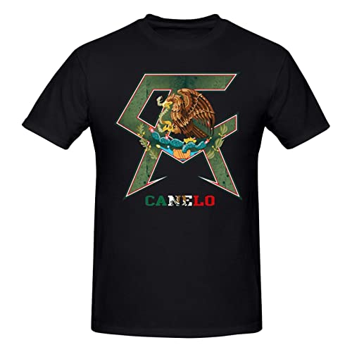 WXQZHF Men's Saul Alvarez of Canelo T-Shirt，Large